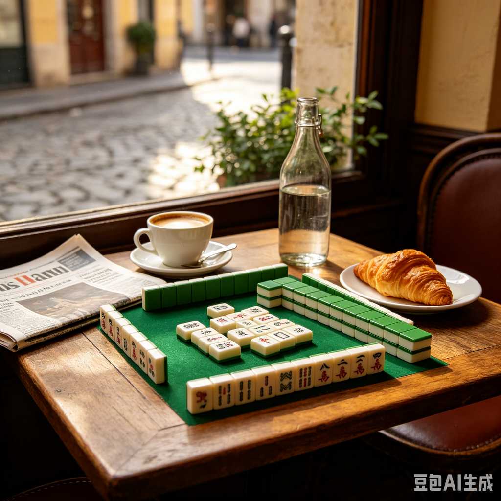 pastel color mahjong tiles