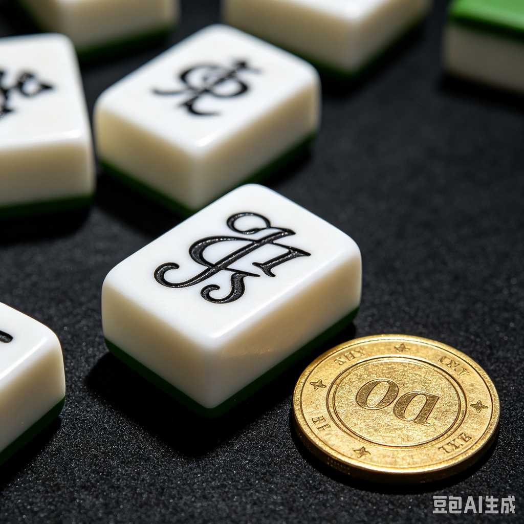 cute mini mahjong tiles set